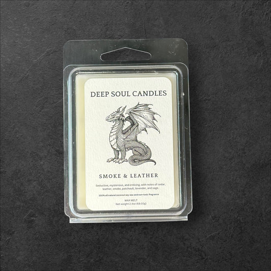 WAX MELT- SMOKE & LEATHER