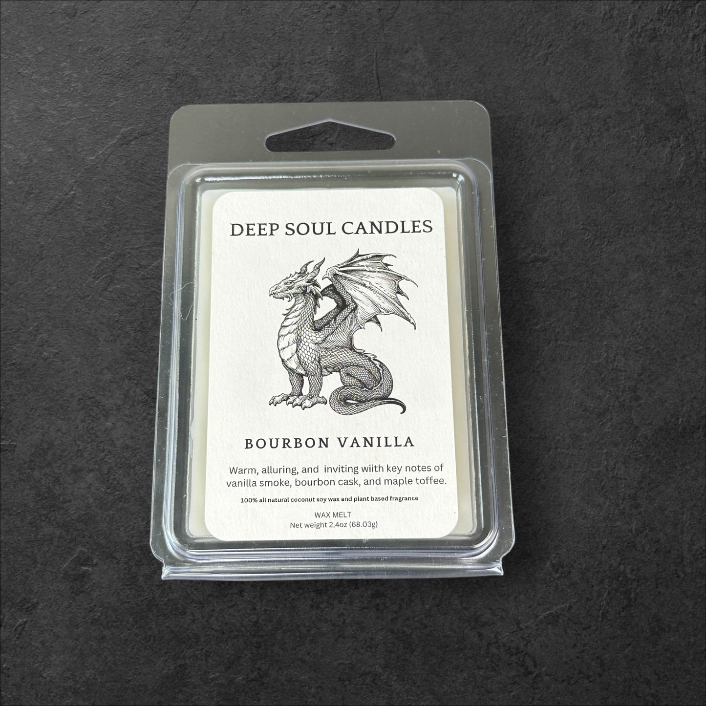 WAX MELT- BOURBON VANILLA/ LUXURY PLANT BASED